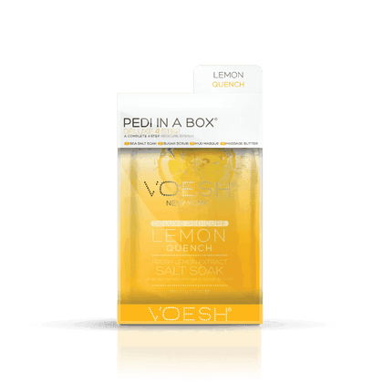 VOESH Pedi in a Box - Deluxe 4 Step Lemon Quench nailmall