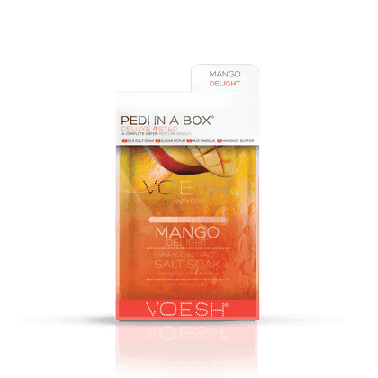 VOESH Pedi in a Box - Deluxe 4 Step Mango Delight nailmall