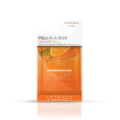 VOESH Pedi in a Box - Deluxe 4 Step Tangerine Twist Pedicure Kit