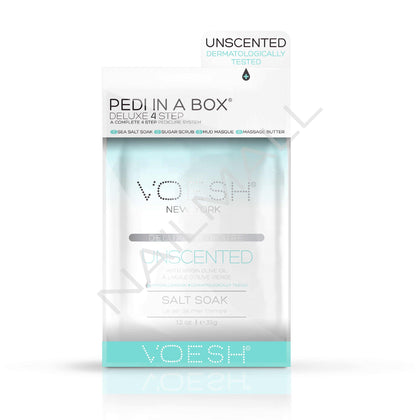 VOESH Pedi in a Box - Deluxe 4 Step Unscented Pedicure Kit