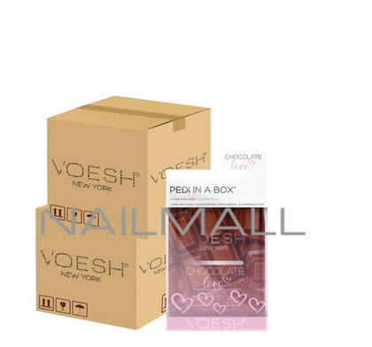 VOESH Pedi in a Box - Deluxe 4 Step100 Chocolate Love pedicure and manicure