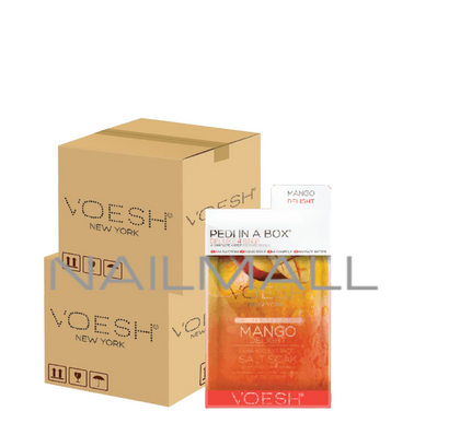 VOESH Pedi in a Box - Deluxe 4 Step100 pieces Mango Delight 