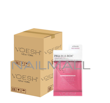 VOESH Pedi in a Box - Deluxe 4 Step100 pieces Vitamin Recharge 