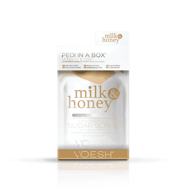 VOESH Pedi in a Box - Ultimate 6 Step Milk & Honey