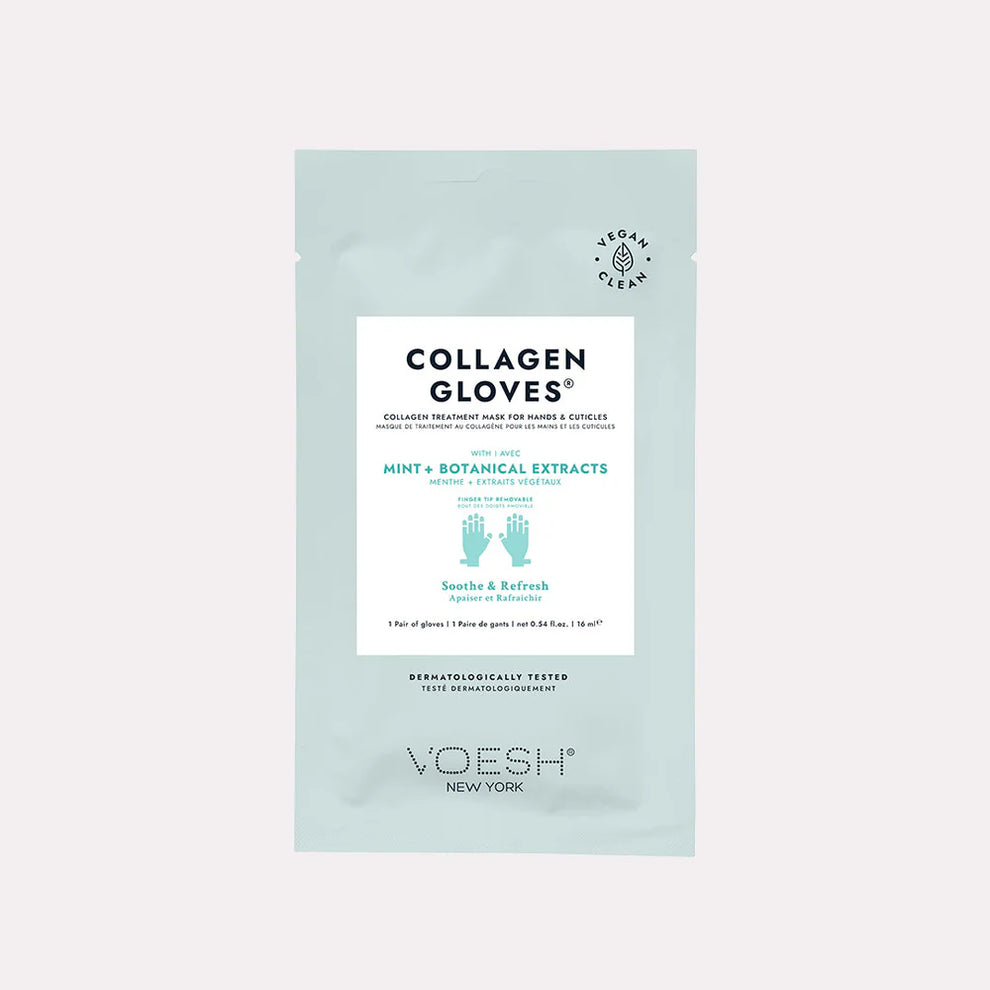 Voesh Collagen Spa Manicure Gloves | Argan Oil, Cannabis Sativa & Mint