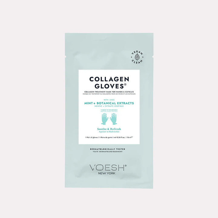 Voesh Collagen Spa Manicure Gloves | Argan Oil, Cannabis Sativa & Mint