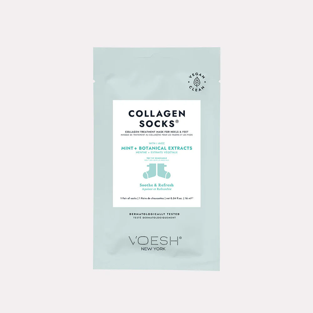 Voesh Collagen Spa Pedicure Socks | Argan Oil, Cannabis Sativa & Mint