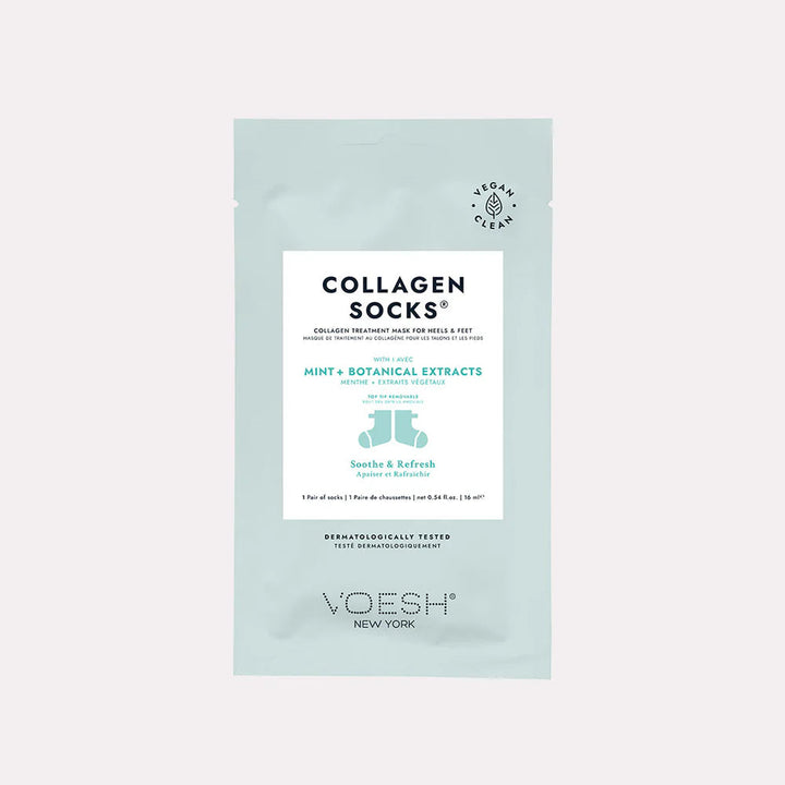 Voesh Collagen Spa Pedicure Socks | Argan Oil, Cannabis Sativa & Mint