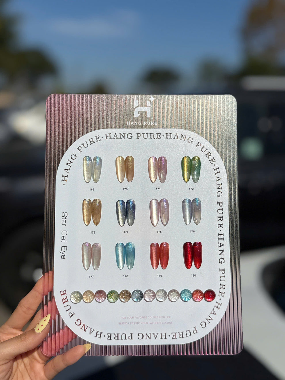 Hang Nail Product Pure Star Cat Eye Gel - 12 Colors