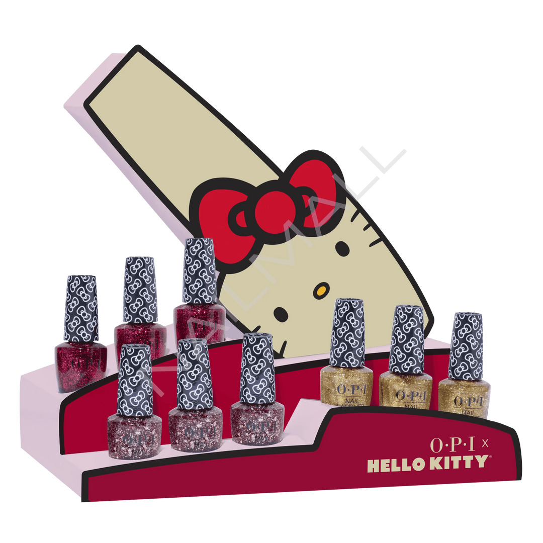 OPI Nail Lacquer - Hello Kitty Holiday Glitters 9pc Collection